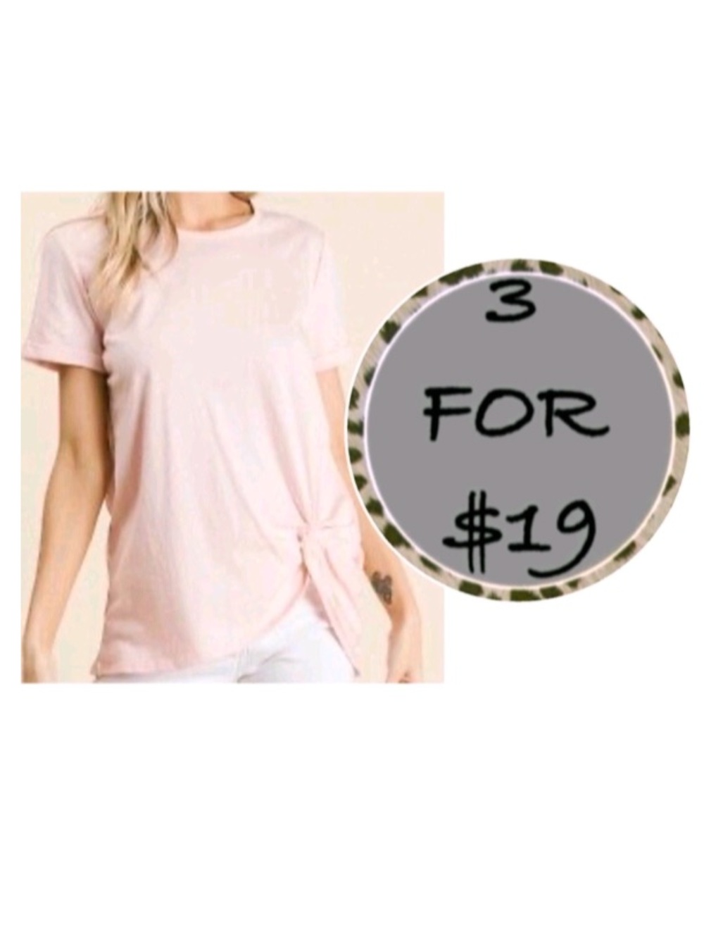 3/$19 MNY Marc New York short sleeve T-shirt